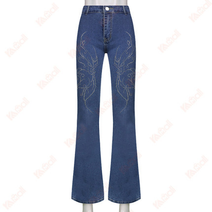 flare bottom jeans